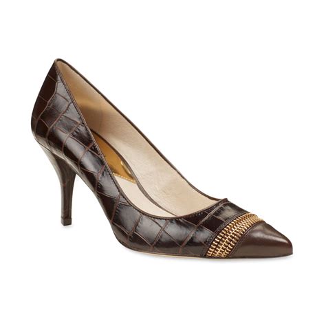 michael kors brown pumps|michael kors women pumps.